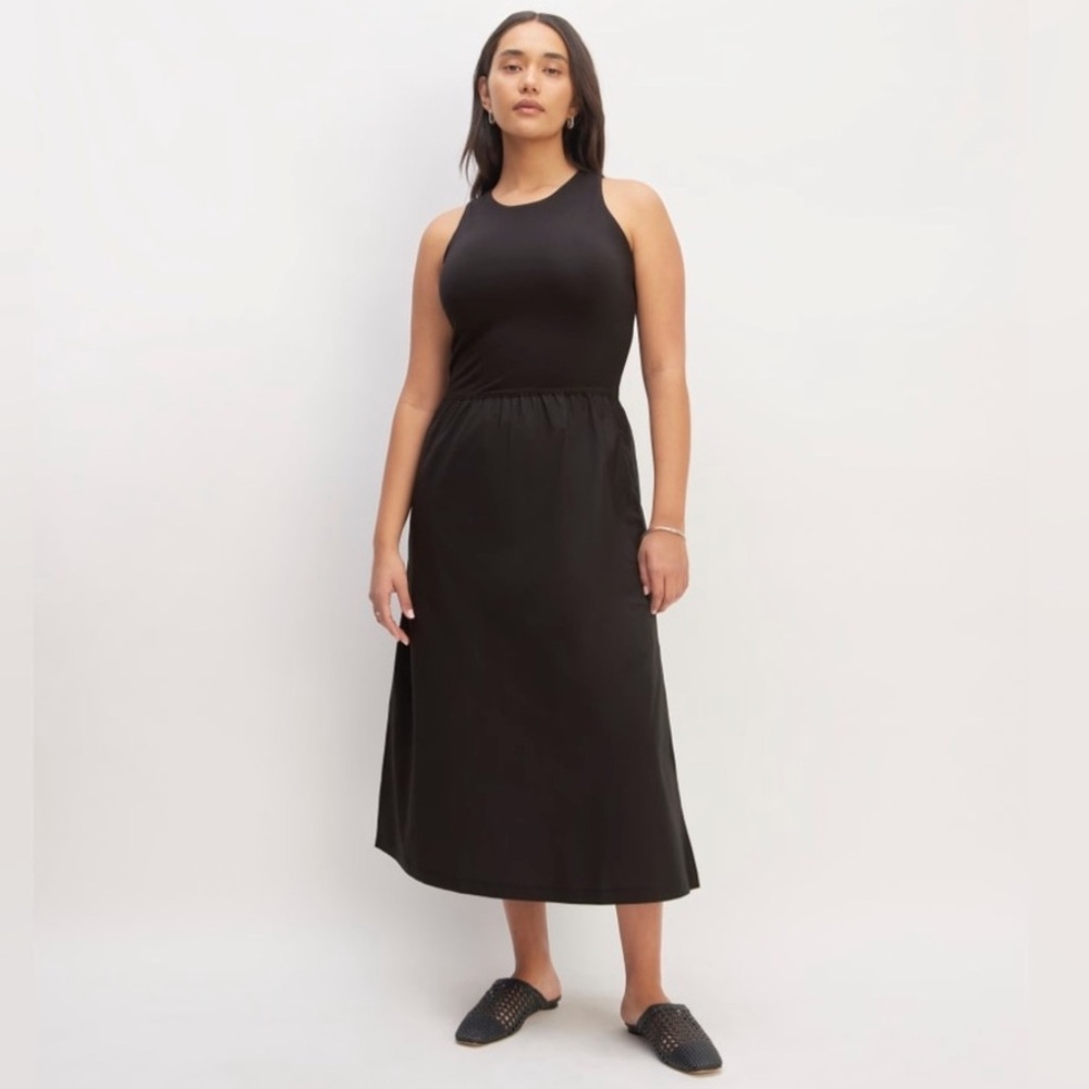 Everlane The Supima® High-Neck Riviera
Dress - Black - M